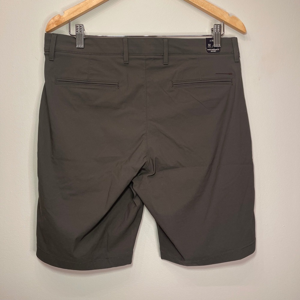 NWT J Crew Mens Performance Short 32 Gray Tech‎ Stretch Water Resistant UPF 50 - Picture 2 of 12